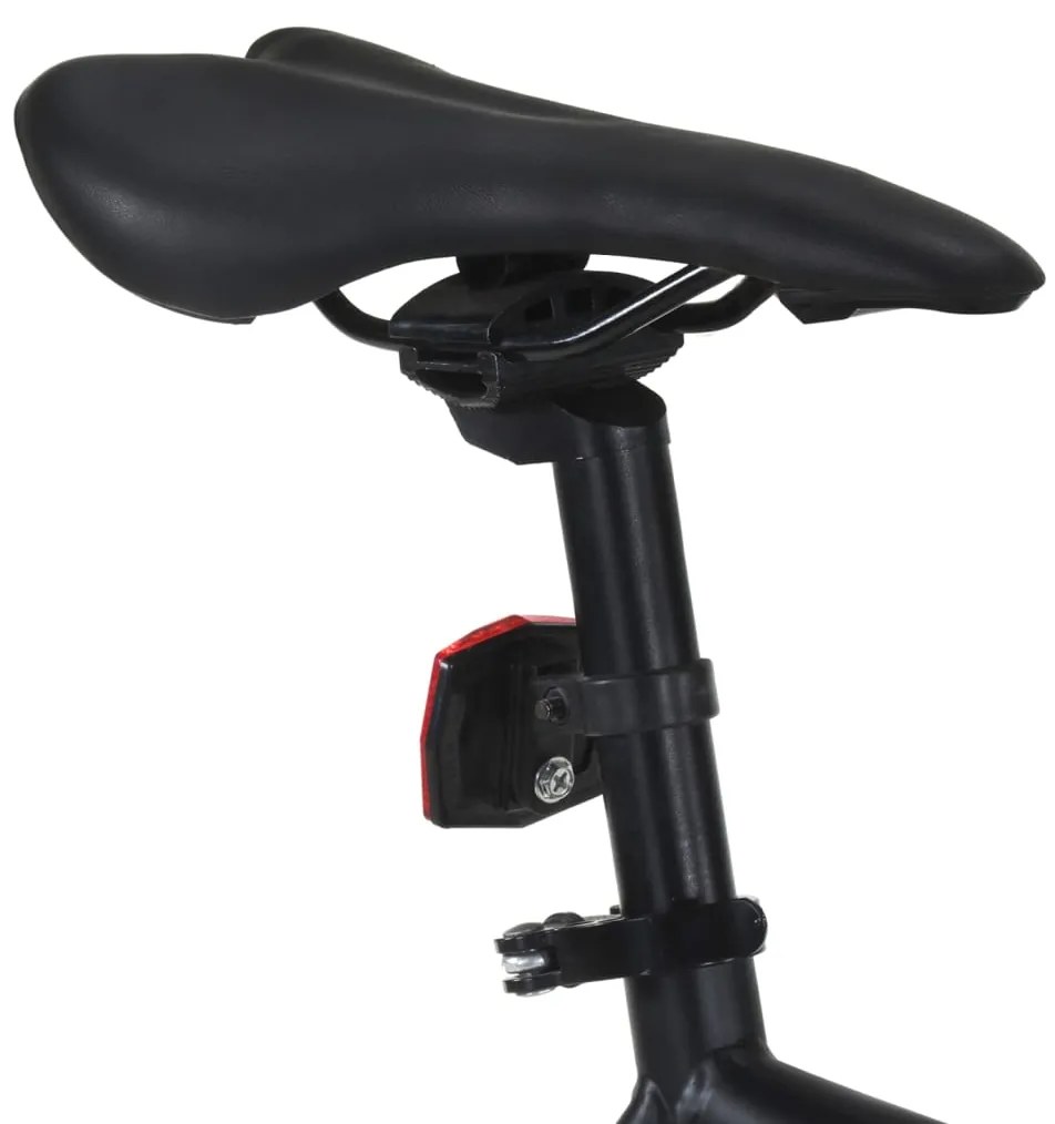 Bicicleta de mudanças fixas 700c 51 cm preto