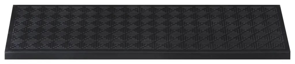 Tapetes para degraus de escada 10 pcs 25x75 cm borracha