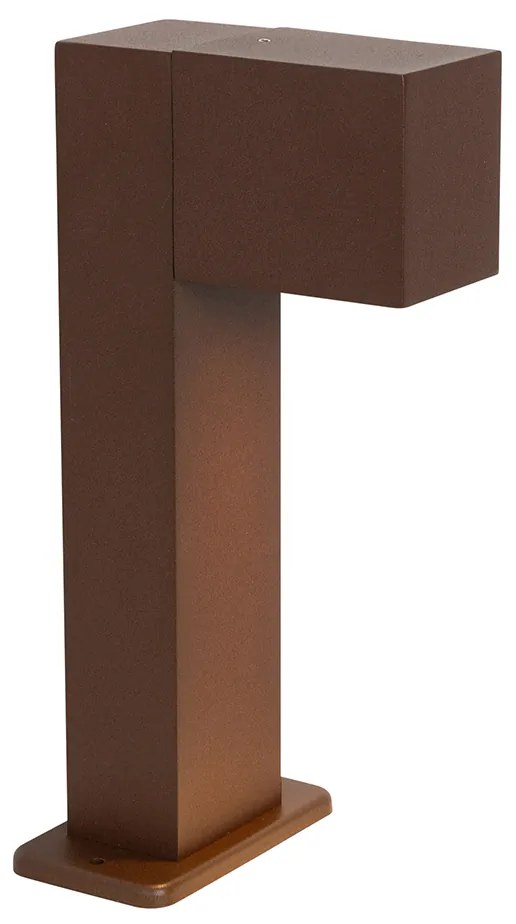 Candeeiro de poste para exterior industrial castanho enferrujado 30 cm IP44 - Baleno Moderno,Industrial