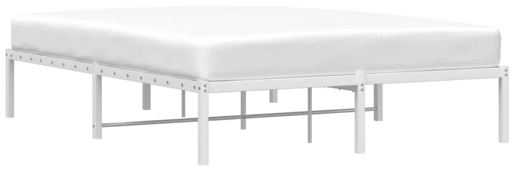 Estrutura de cama 135x190 cm metal branco