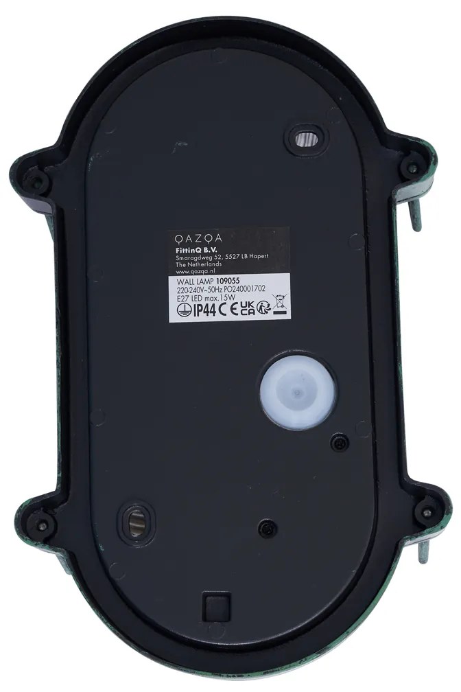 Candeeiro de Parede Exterior Verde Oval IP44 - Noutica