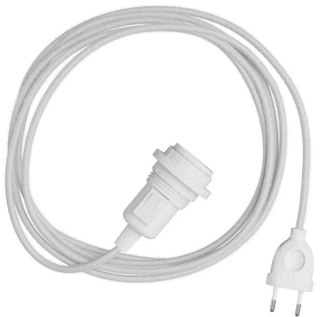 Snake Plug-in para abajur com cabo têxtil colorido