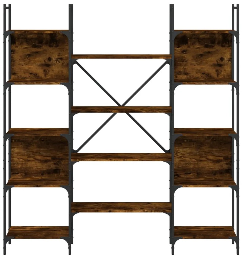Estante 155,5x24x166,5 cm derivados de madeira carvalho fumado