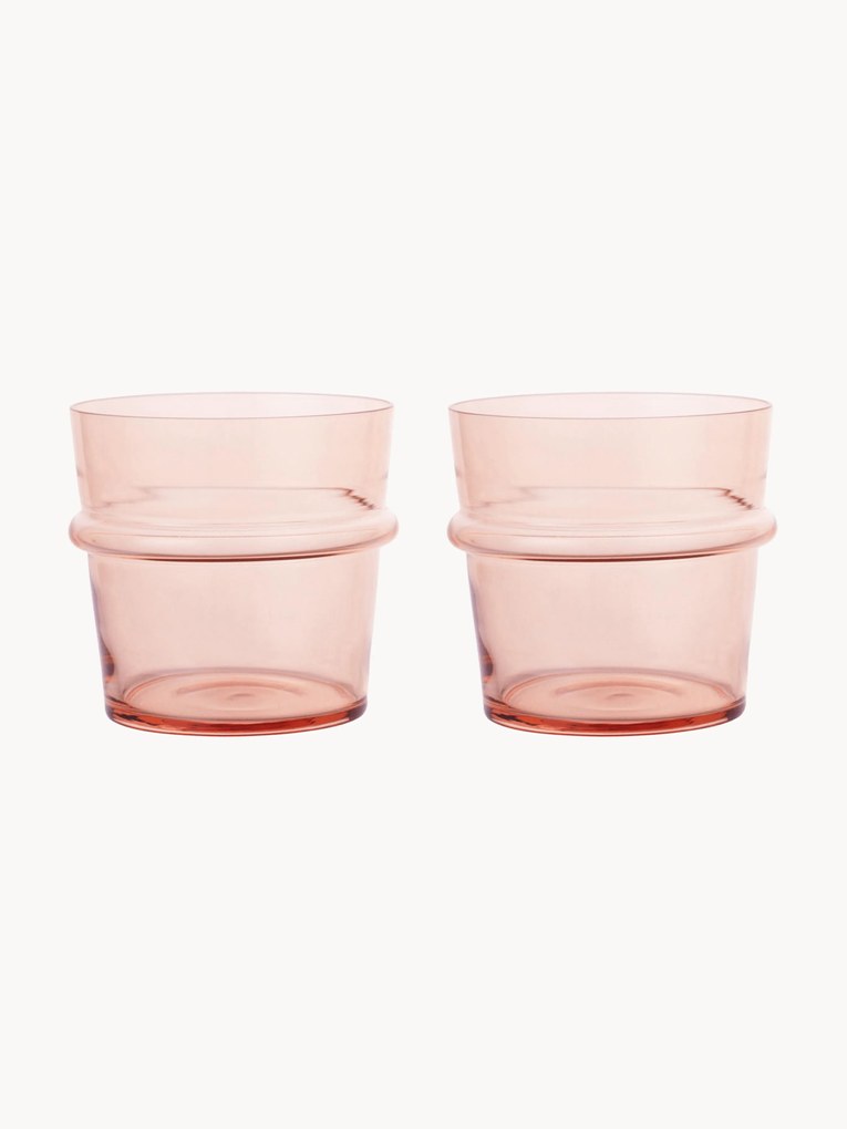 Copos artesanais Boya, conjunto de 2