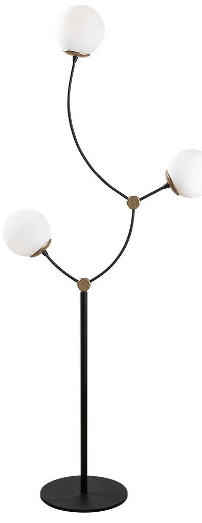 Candeeiro de Pé Kromozom – Preto e Branco – 65 x 30 cm