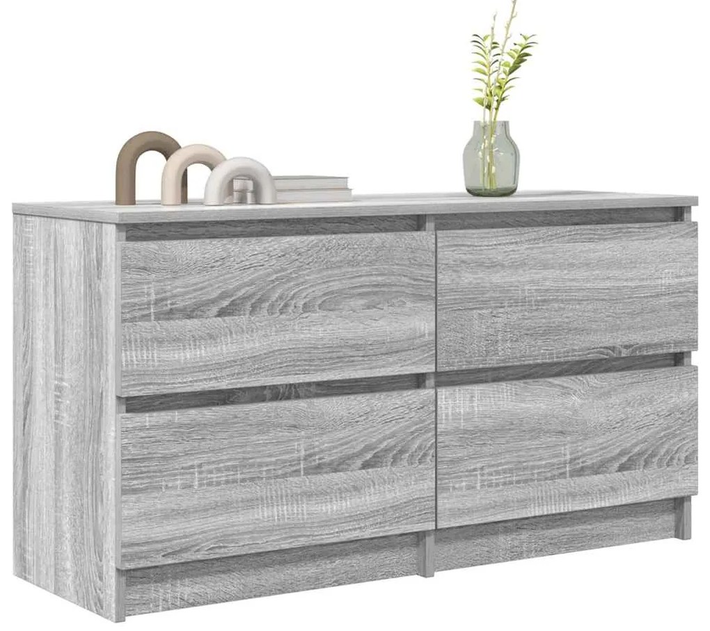Móvel de TV 100x35x54 cm derivados de madeira cinzento sonoma