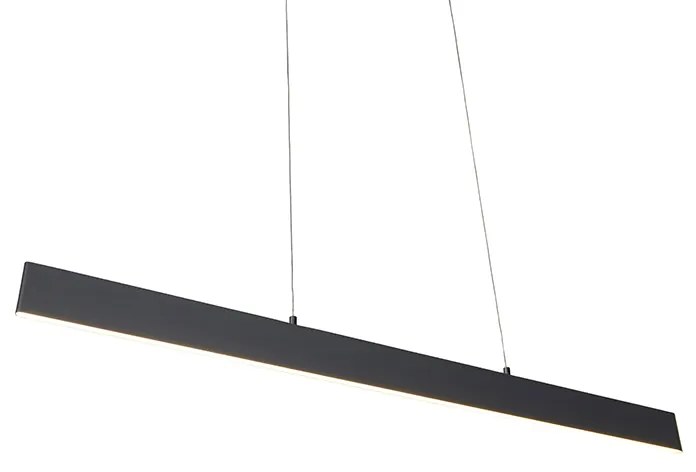 Candeeiro de suspensão cinzento escuro com LED e comando remoto - Casper Moderno