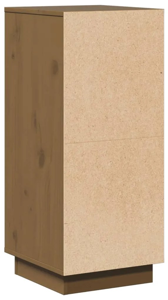 Aparadores 2 pcs 31,5x34x75 cm pinho maciço castanho mel