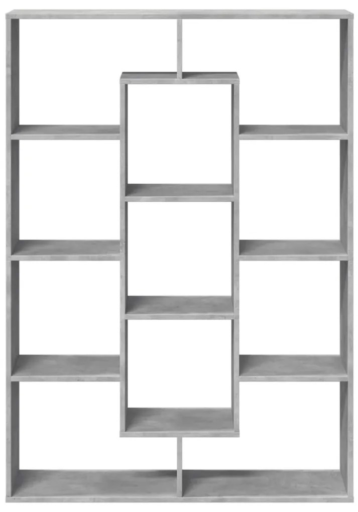 Estante 102x29x143 cm contraplacado cinzento-cimento