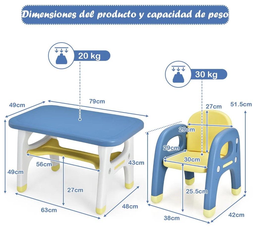 Conjunto de mesa e cadeira para crianças em forma de dinossauro Conjunto de secretária para arte e estudo para crianças em forma de dinossauro com pra