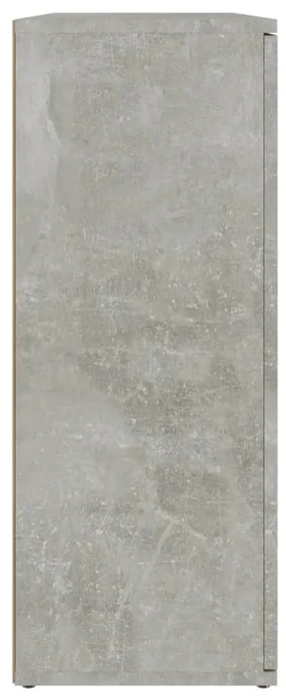 Aparador 91x29,5x75 cm madeira processada cinza cimento