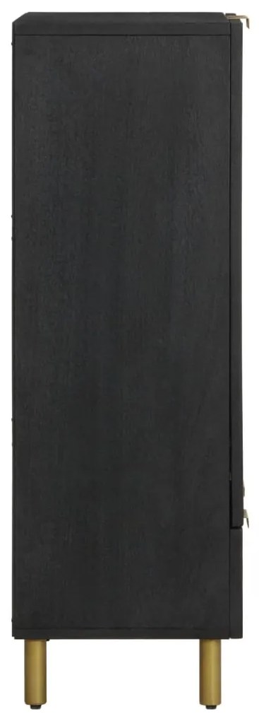 Móvel alto 60x33x100 cm derivados de madeira preto