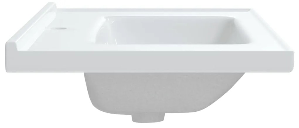 Lavatório casa de banho retangular 91,5x48x19,5 cerâmica branco