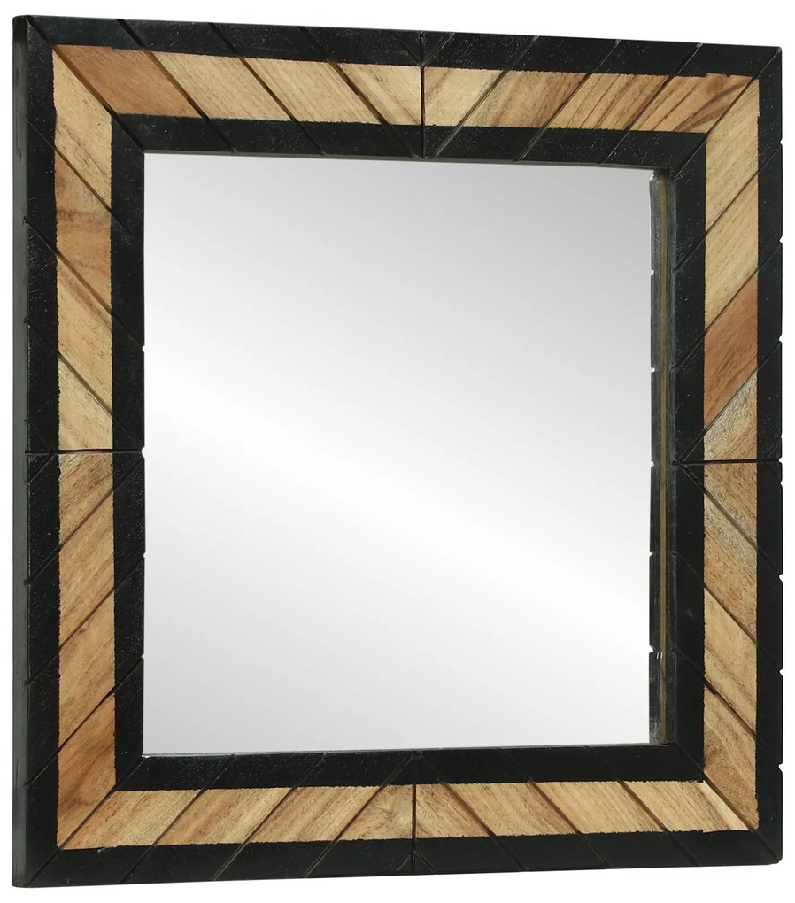 vidaXL Espelhos 2 pcs 50x2x50 cm Madeira Sólida de Acácia