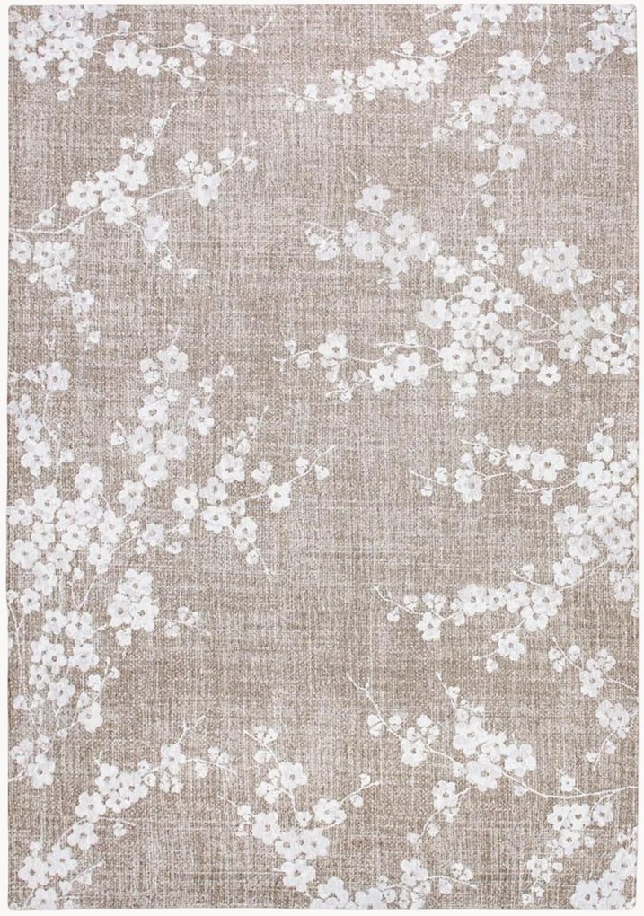 Tapete lavável em jacquard para interior e exterior Sakura