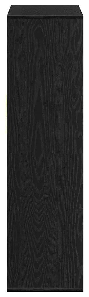 Estante preto 66x31x112 cm derivados de madeira