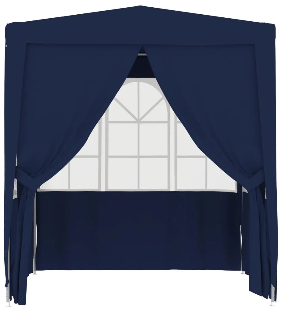 Tenda festas com paredes laterais 2,5x2,5m 90g/m² azul