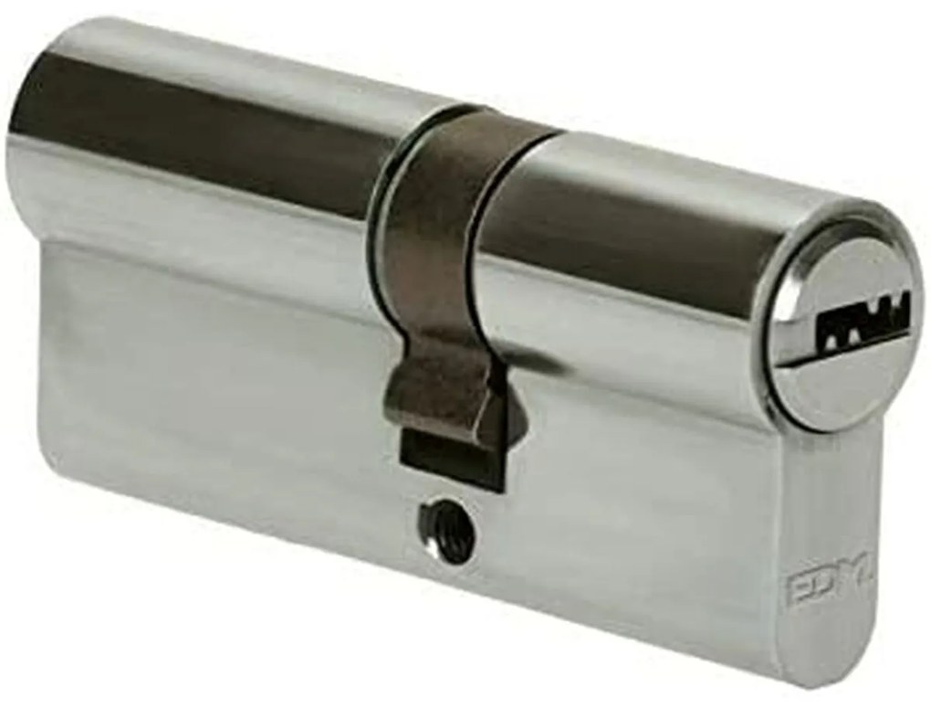 Cilindro EDM r13 Europeu Leva curta Prateado Níquel (70 mm)