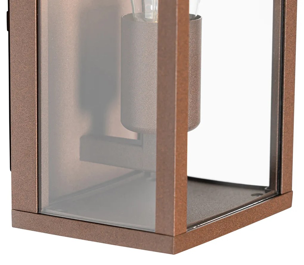 Candeeiro de Parede Inteligente Castanho Ferrugem 26 cm IP44 c/ Wifi ST64 - Charlois