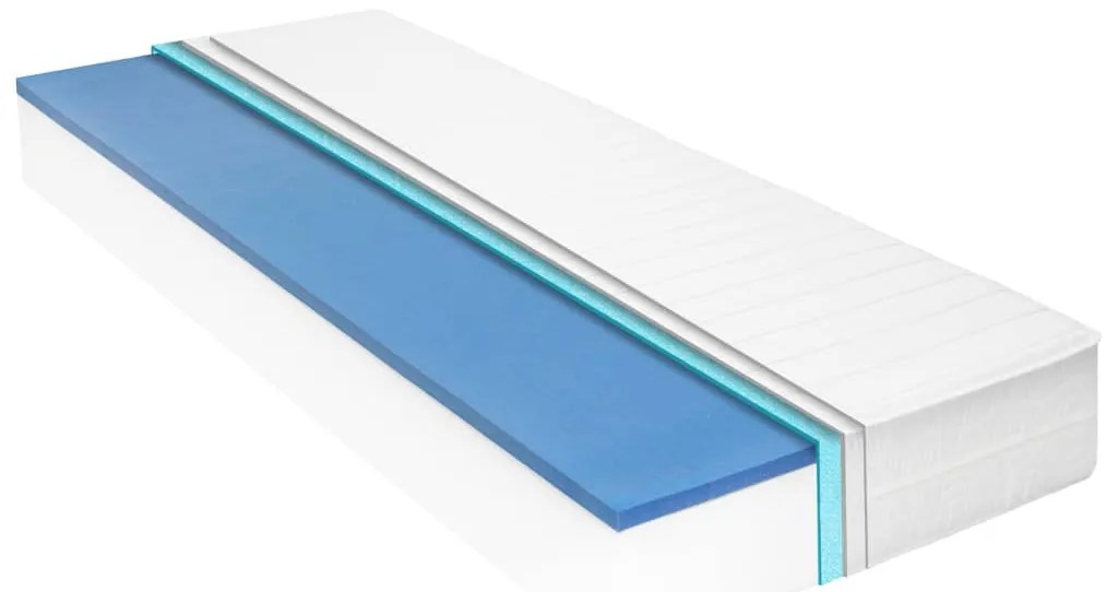 Colchão 180x200 cm espuma viscoelástica c/ memória 18 cm