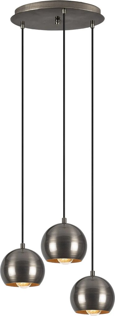 Candeeiro de Teto Berceste – Platinum – 35 cm de Diâmetro x 111 cm de