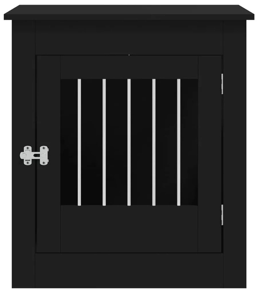 Móvel casota para cão 64,5x80x71 cm derivados de madeira preto