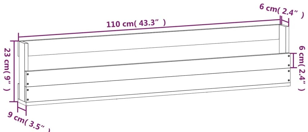 Sapateiras de parede 2 pcs 110x9x23 cm pinho maciço branco
