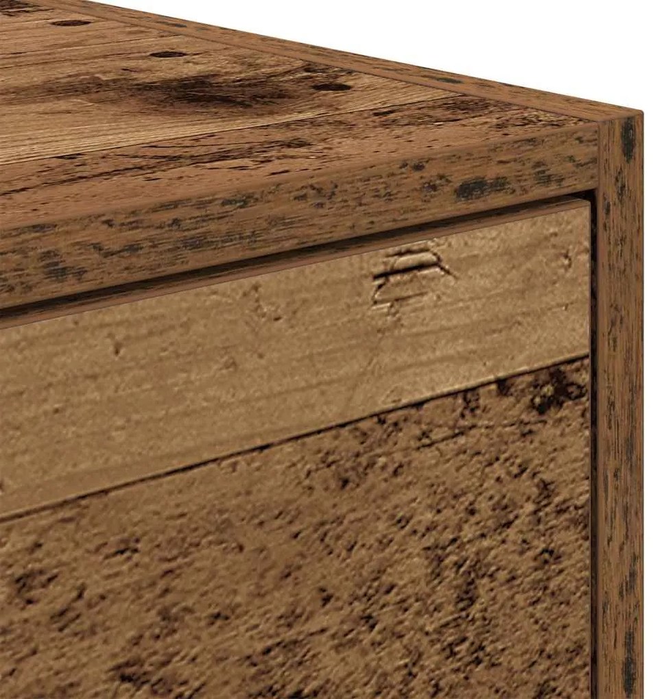Móveis TV 2 peças madeira velha 60x31x25,5cm madeira trabalhada