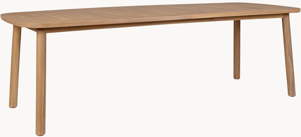 Mesa de jardim em madeira de acácia Pablo, 183 x 99 cm