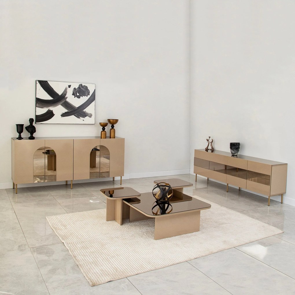 Console Rome – Bronze Gold – 180 cm x 80 cm x 40 cm
