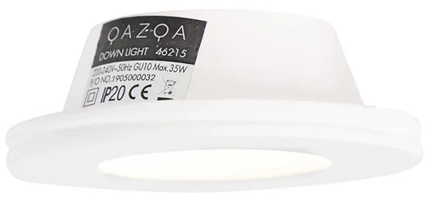 LED Foco embutido inteligente branco 13cm redondo Incl. Wifi GU10 50mm - Gypsy Moderno