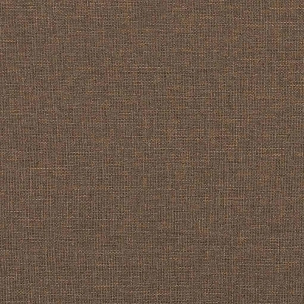 Sofá de 2 lugares tecido 140 cm castanho