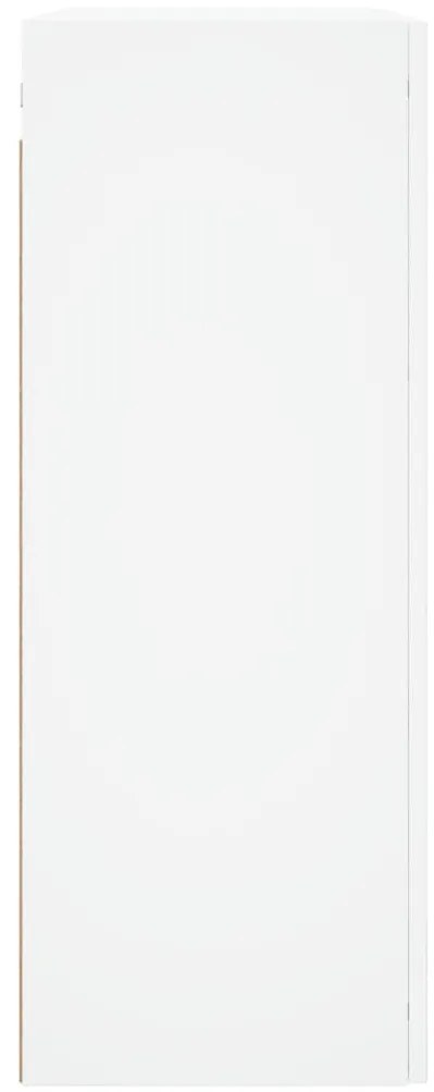 Móveis de parede 2 pcs derivados de madeira branco