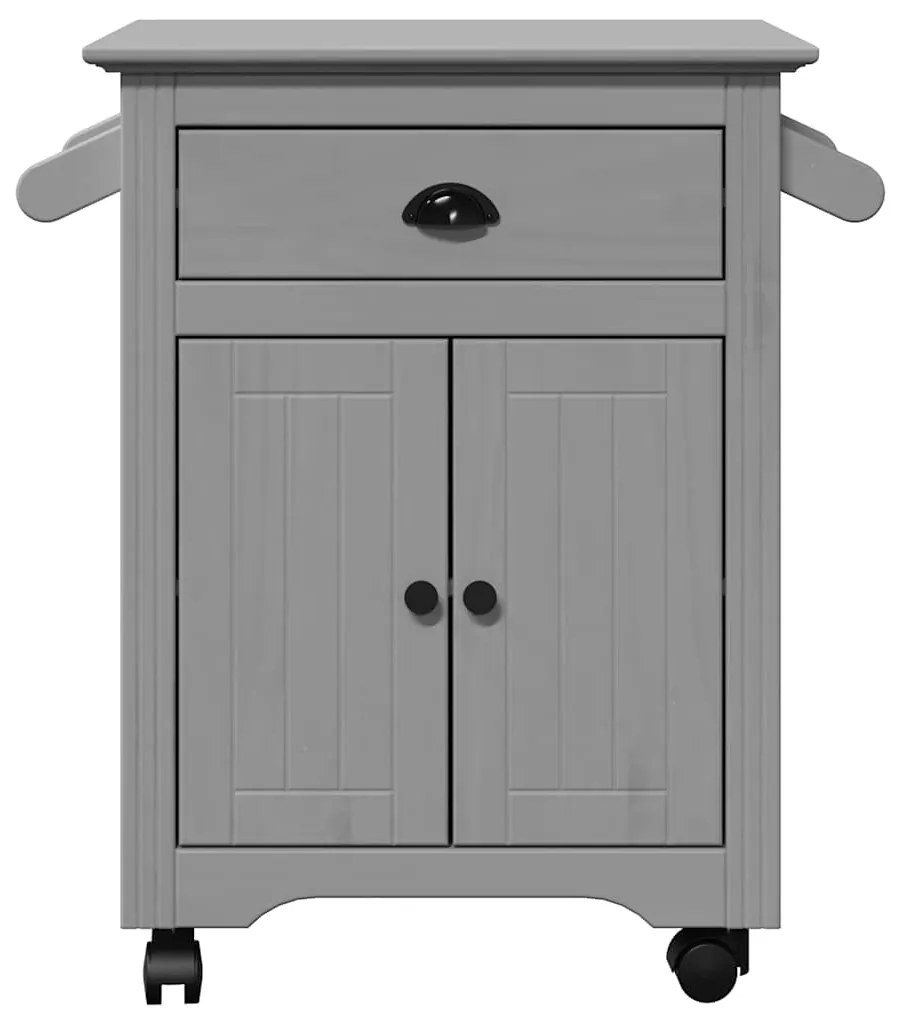 Carrinho de cozinha BODO cinzento 72x45x80 cm