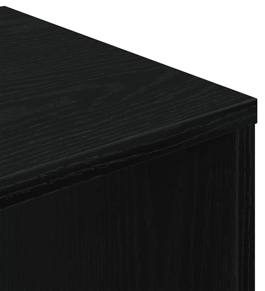 Estante 34x31x112 cm derivados de madeira preto