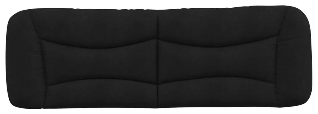 Almofadão de cabeceira 160 cm tecido preto