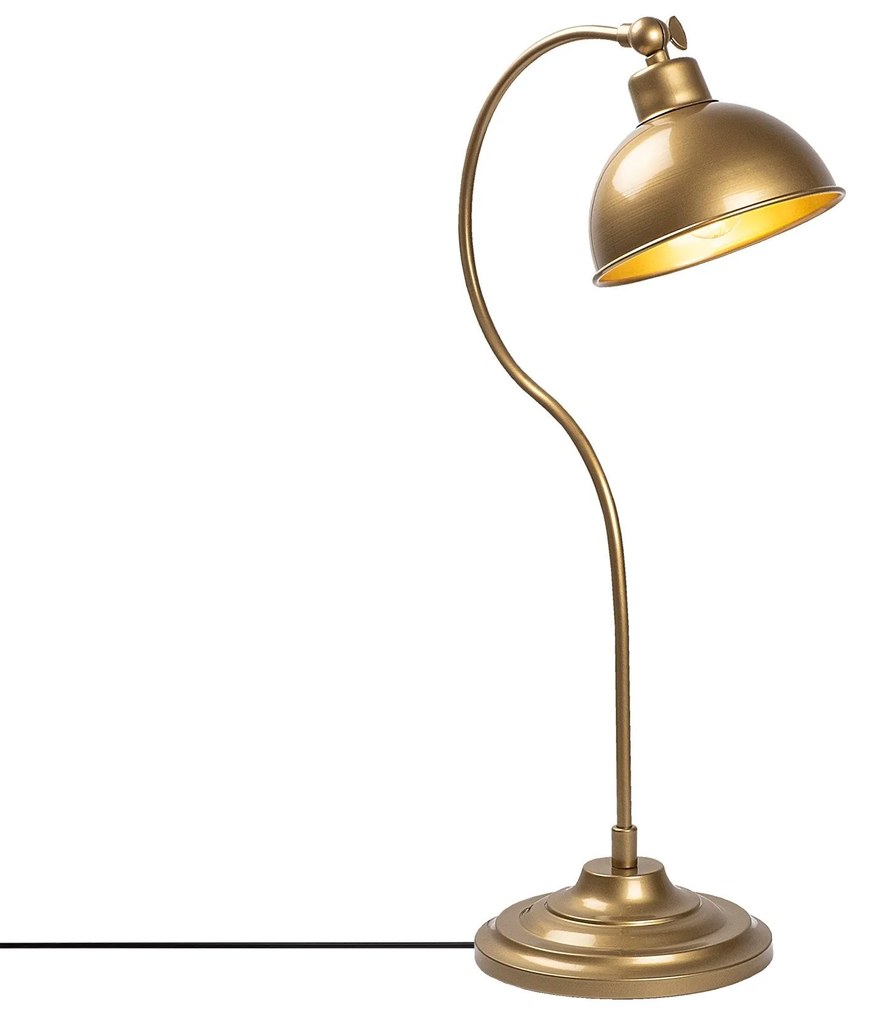 Candeeiro de Mesa Konika – Dourado – 19 x 29 x 58 cm