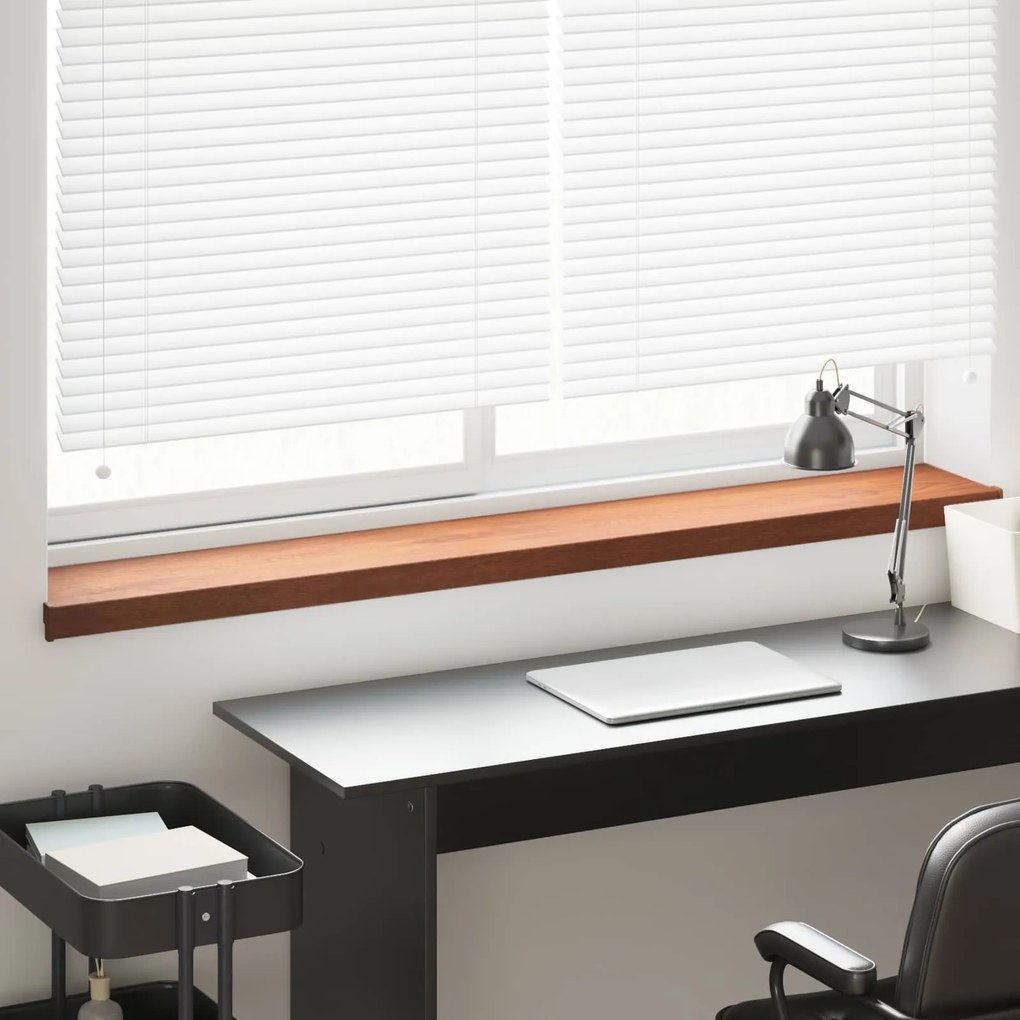 vidaXL Soleira de Janela Madeira Marrom 160 x 20 x 4,5 cm PVC