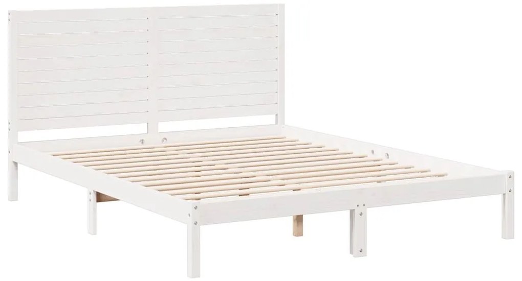 Cama extra longa sem colchão 140x210 cm madeira maciça