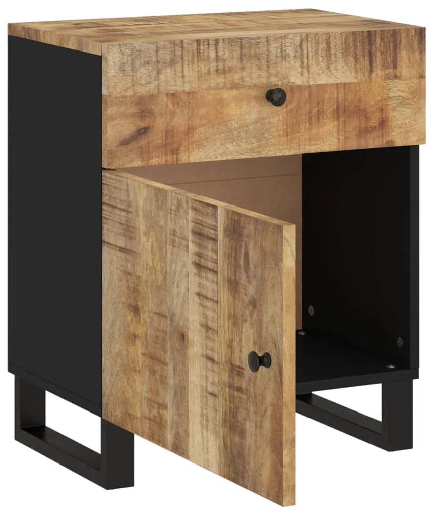 Mesa de cabeceira madeira de mangueira maciça/derivados madeira