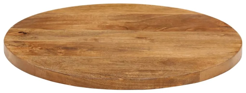 Tampo de mesa redondo Ø50x3,8cm madeira de mangueira maciça