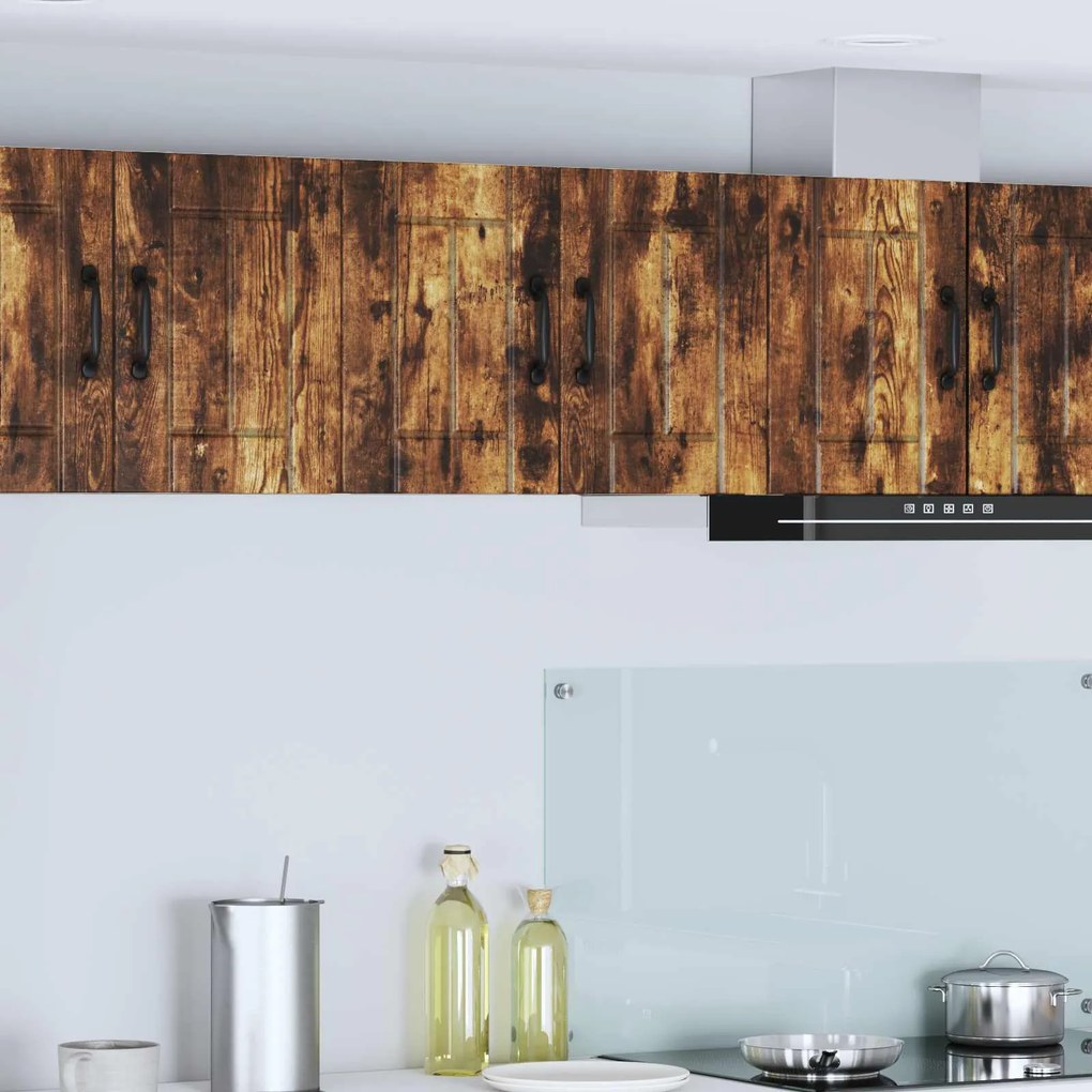 vidaXL Armário de Cozinha 2 pcs Carvalho Defumado 30 x 31 x 40 cm