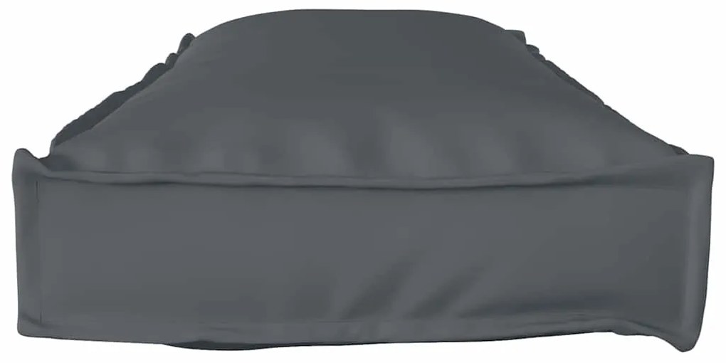 Almofadas para Palete para Banco 2 pcs Antracite 120x40x8 cm Tecido Ox