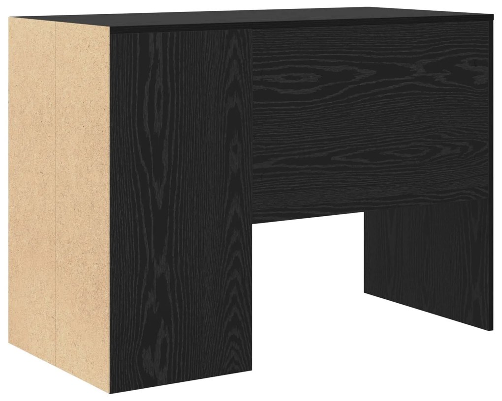 Mesa de Escrita Carvalho Preto Madeira Derivada Compacta