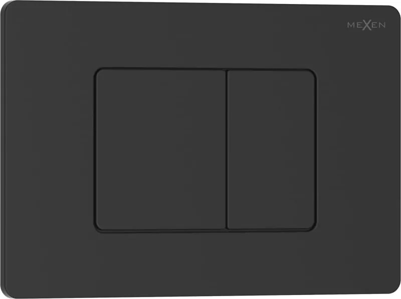 Mexen Tex 05 botão de descarga em aço inoxidável, preto mate - 6105-02