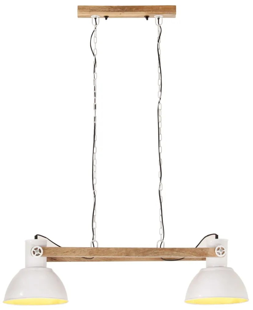 Candeeiro suspenso industrial 25 W 109 cm E27 branco