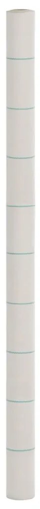vidaXL Tela para ervas daninhas 2x200 m PP branco