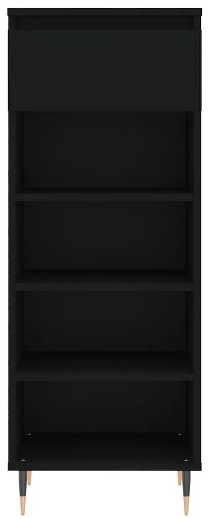 Sapateira 40x36x105 cm derivados de madeira preto