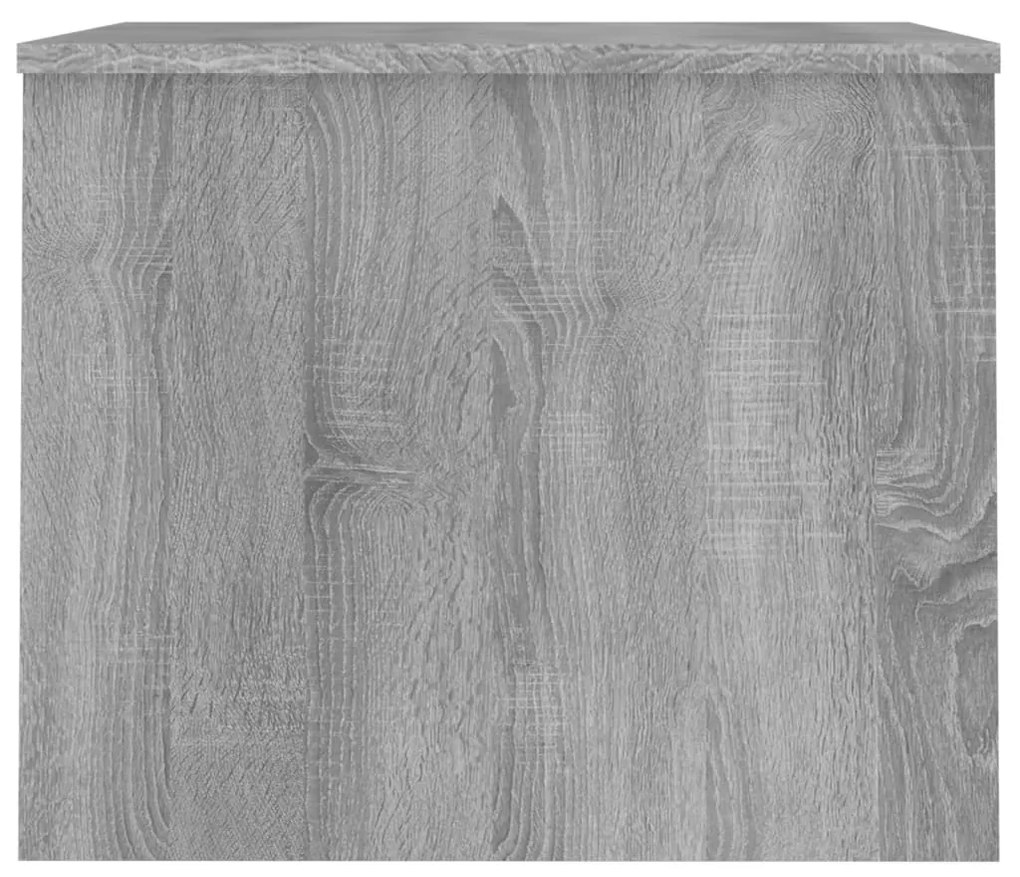 Mesa de centro 80x50,5x41,5cm madeira processada sonoma cinza