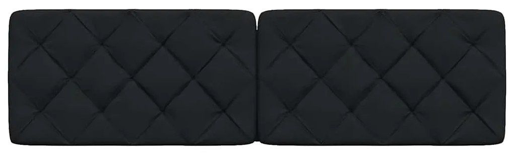 Almofadão de cabeceira 180 cm tecido preto